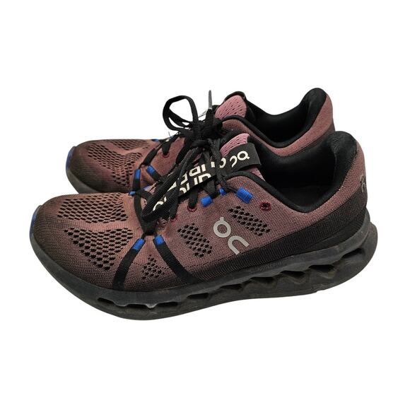 ON Cloudsurfer 'Black Cobalt' Running Shoes Women’s Size 10.5 Purple - Picture 1 of 8
